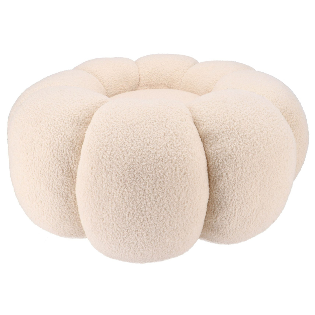 Daan Kromhout Design Poef Flower Zand 65 x 30 cm