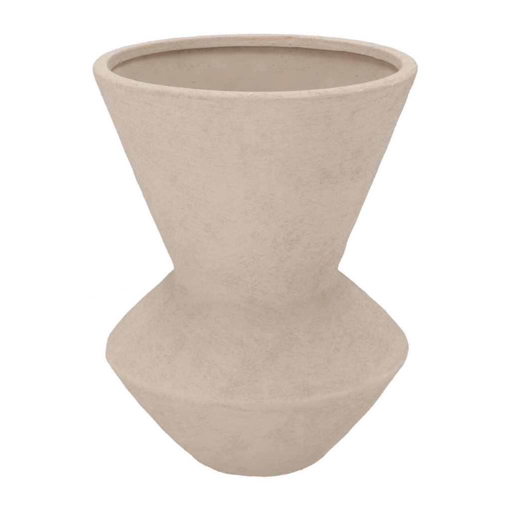 Daan Kromhout Design Vaas Lisboa Rond Zand 20 x 27 cm