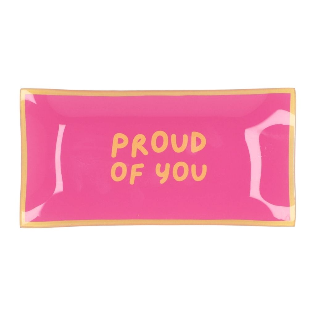 Daan Kromhout Design Bord Rechthoek Proud Of You 20 x 10 x 2 cm