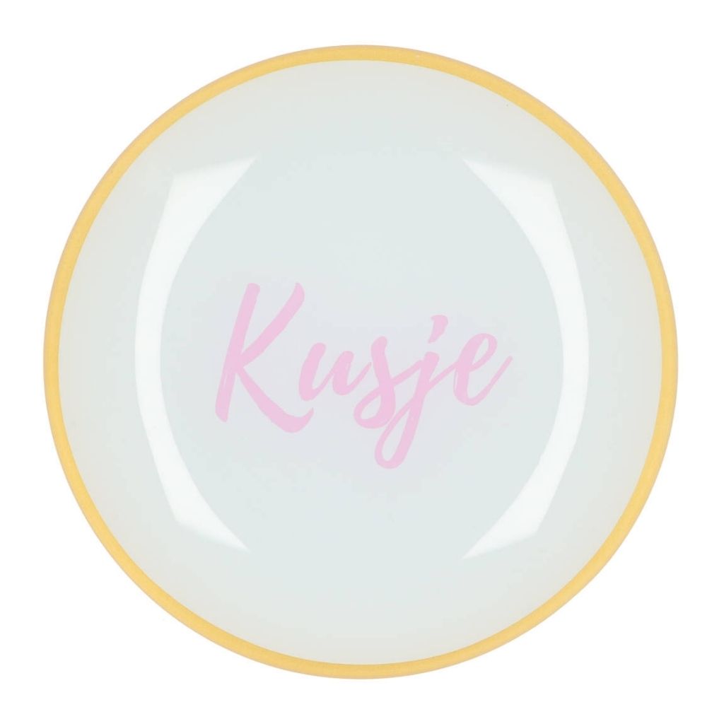 Daan Kromhout Design Bord Rond Kusje 18 x 2 cm