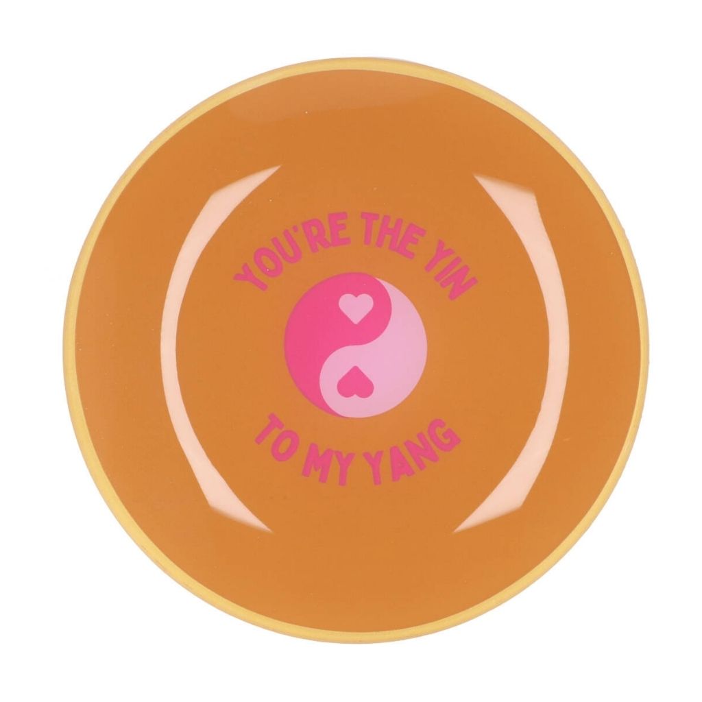 Daan Kromhout Design Bord Rond Yin Yang 18 x 2 cm
