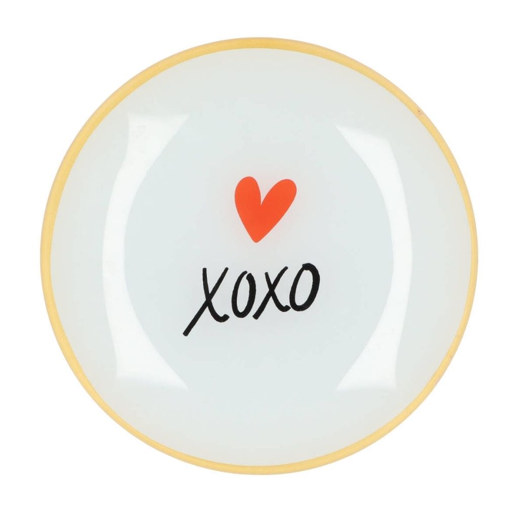 Daan Kromhout Design Bord Rond Xoxo 18 x 2 cm