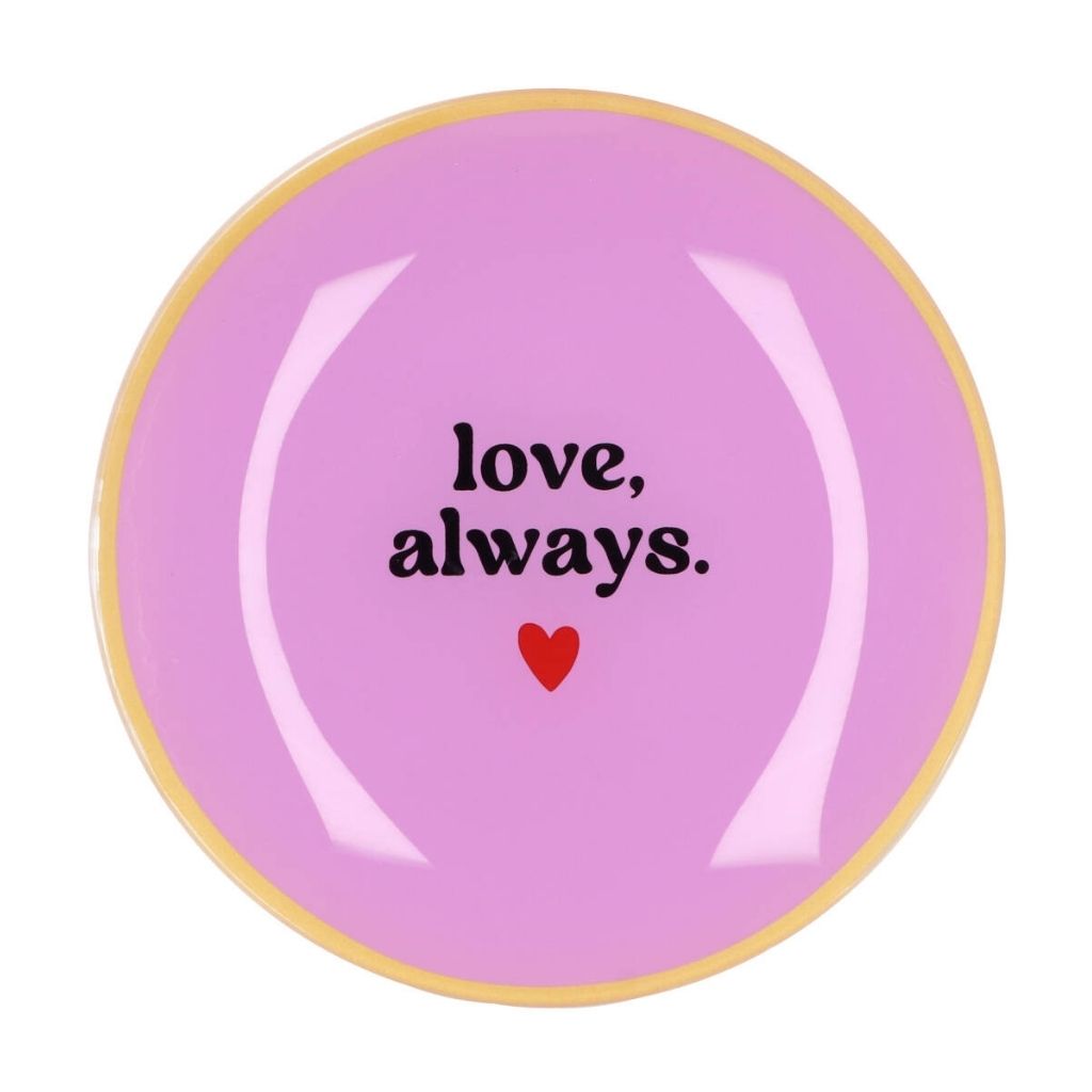 Daan Kromhout Design Bord Rond Love Always 18 x 2 cm