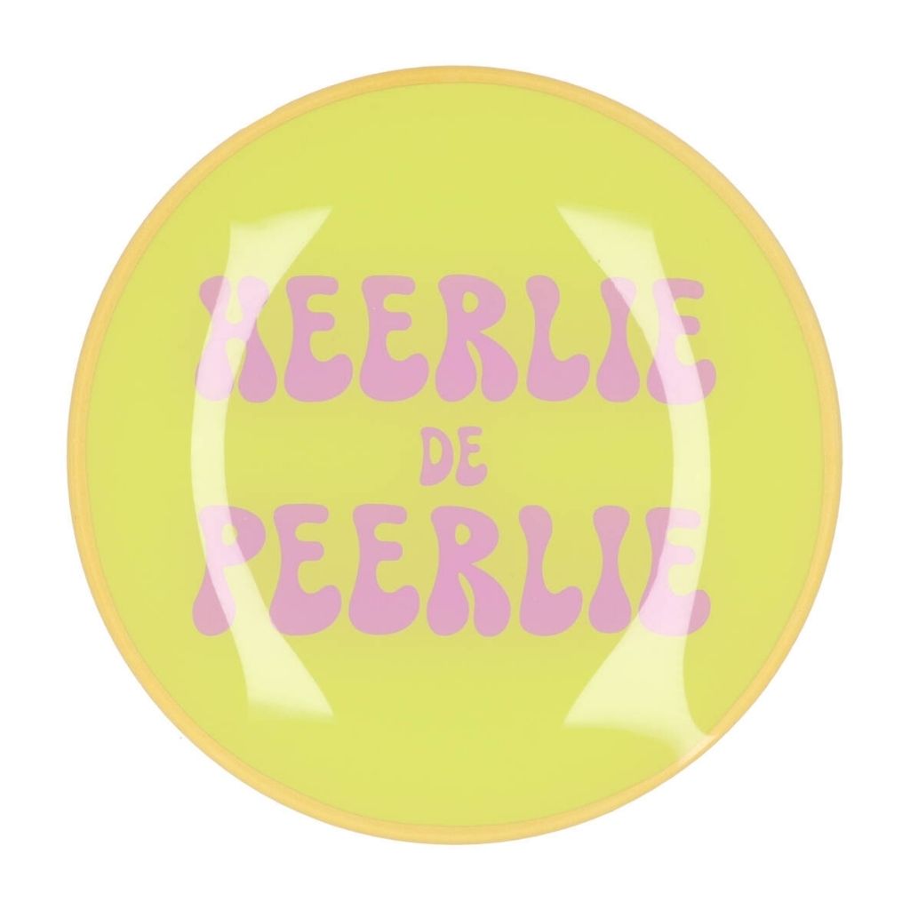 Daan Kromhout Design Bord Rond Heerlie De Peerlie 18 x 2 cm
