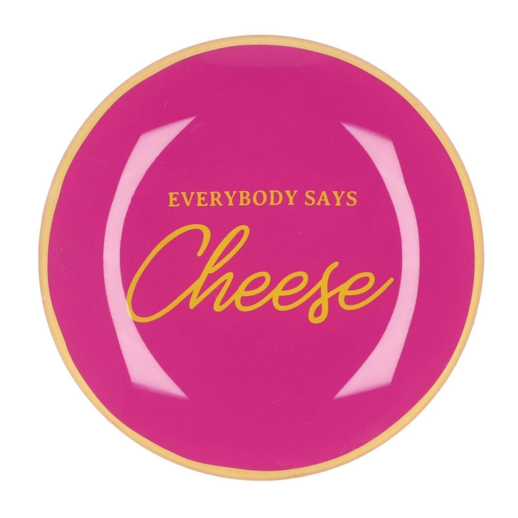 Daan Kromhout Design Bord Rond Everybody Says Cheese 18 x 2 cm