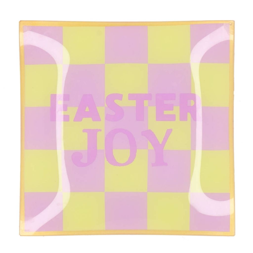Daan Kromhout Design Bord Vierkant Easter Joy 18 x 18 x 2 cm
