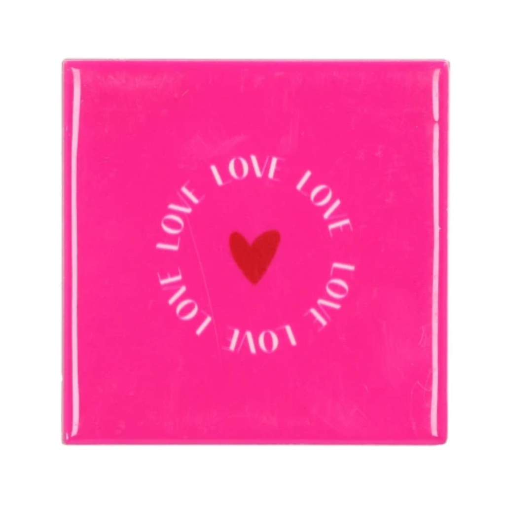 Daan Kromhout Design Tegel Love Fuschia 10 x 10 cm