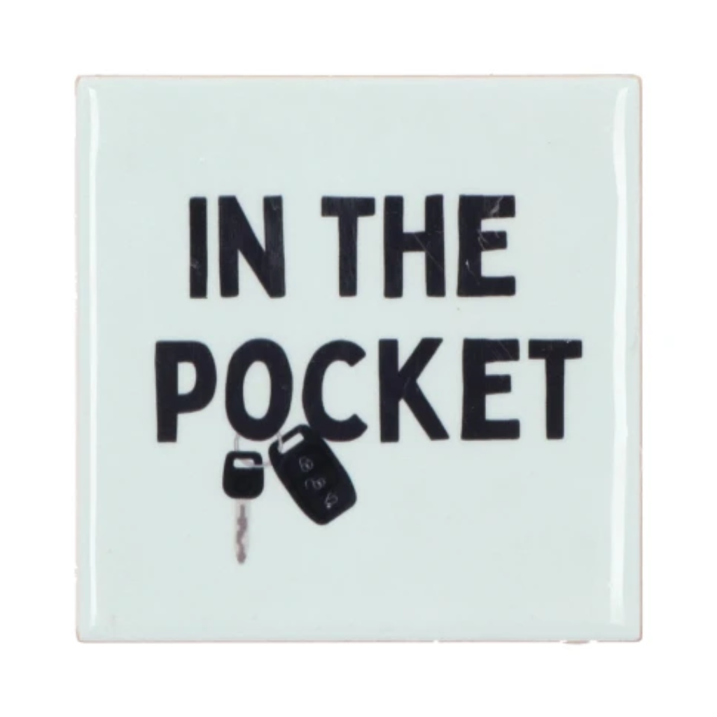 Daan Kromhout Design Tegel In The Pocket Green 10 x 10 cm