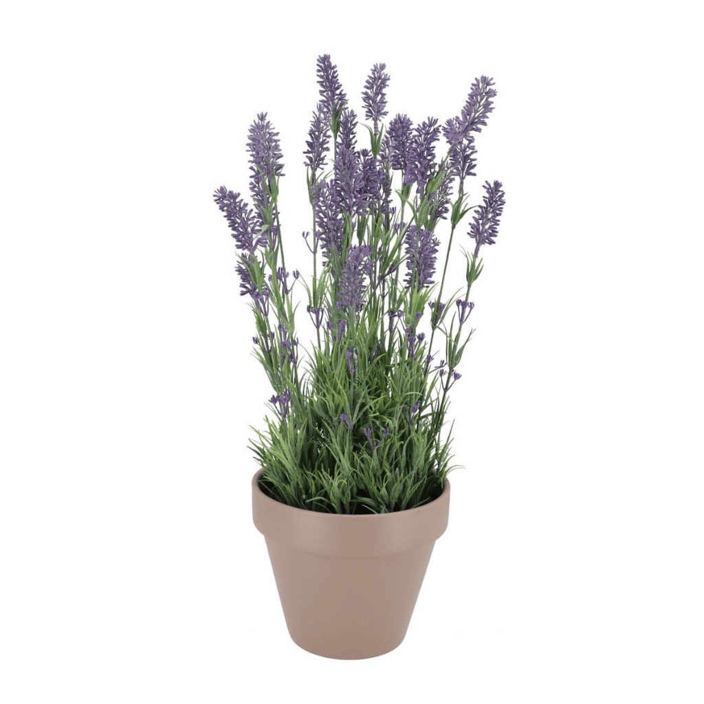 Daan Kromhout Design Kunstplant Lavendel in Pot Terra 32 x 53 cm