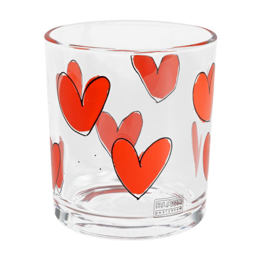 Blond Amsterdam Glas Love Hearts 0.3 L