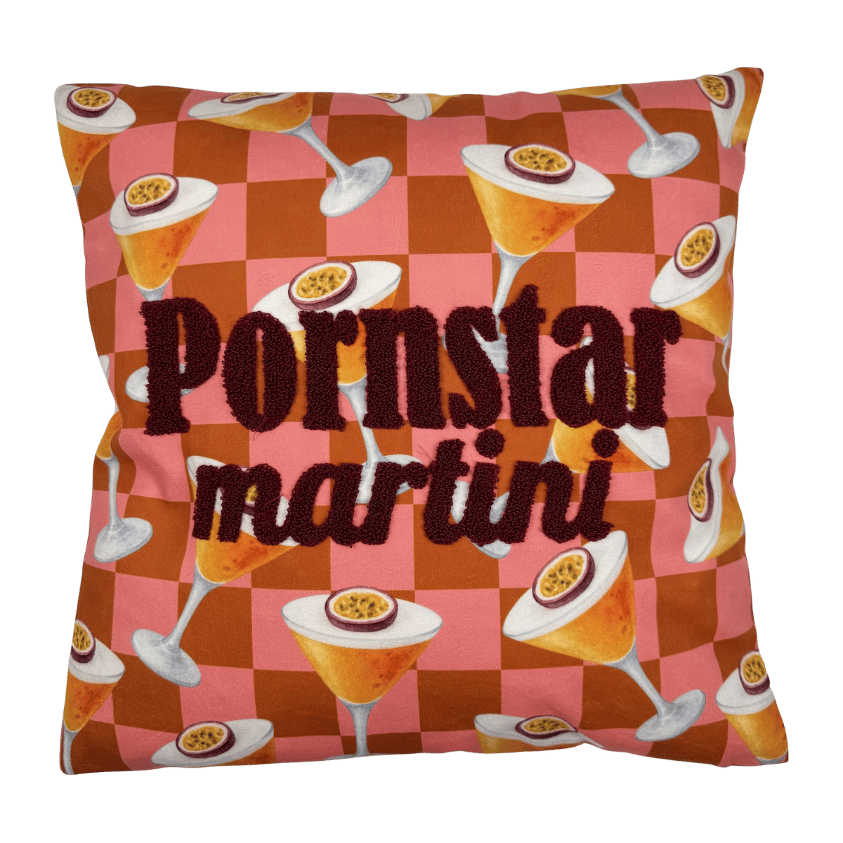 De Bosrand Sierkussen Pornstar Martini Fluweel 45 x 45 cm
