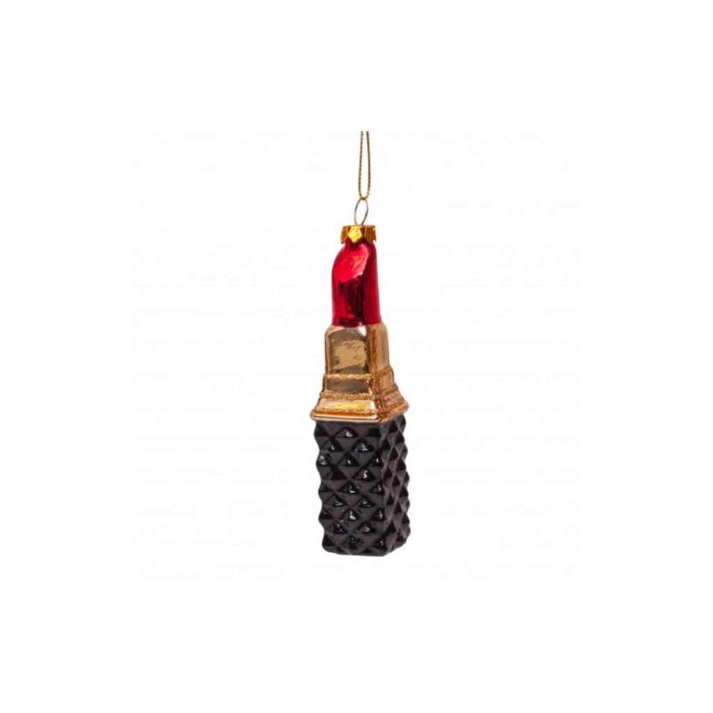 Vondels Kersthanger rode lippenstift 11 cm