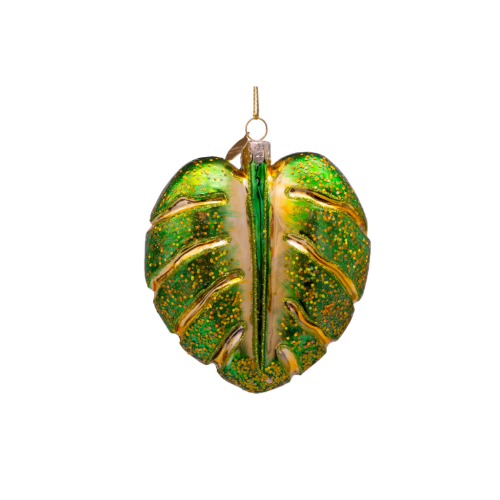 Vondels Kersthanger groen blad 10 cm