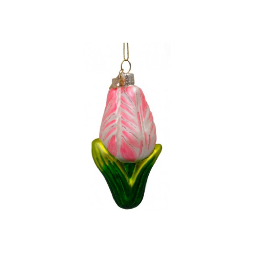 Vondels Kersthanger roze tulp 10 cm