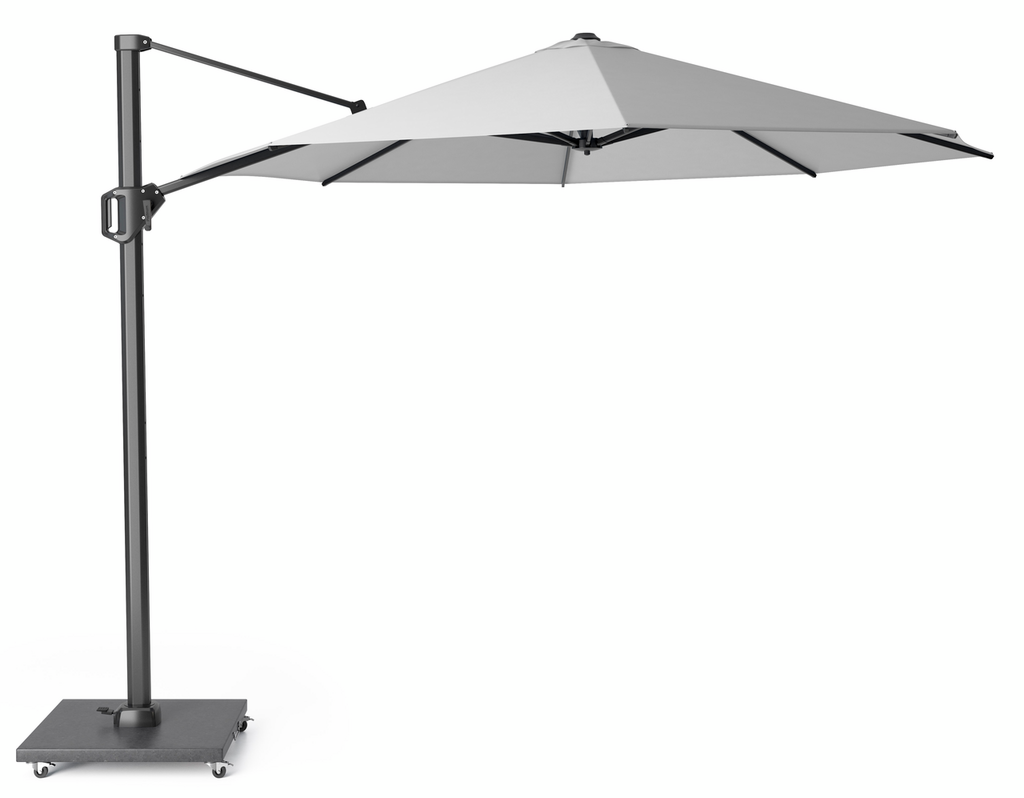 Platinum Zweefparasol Challenger T¹ Light Grey Rond Ø 350 cm
