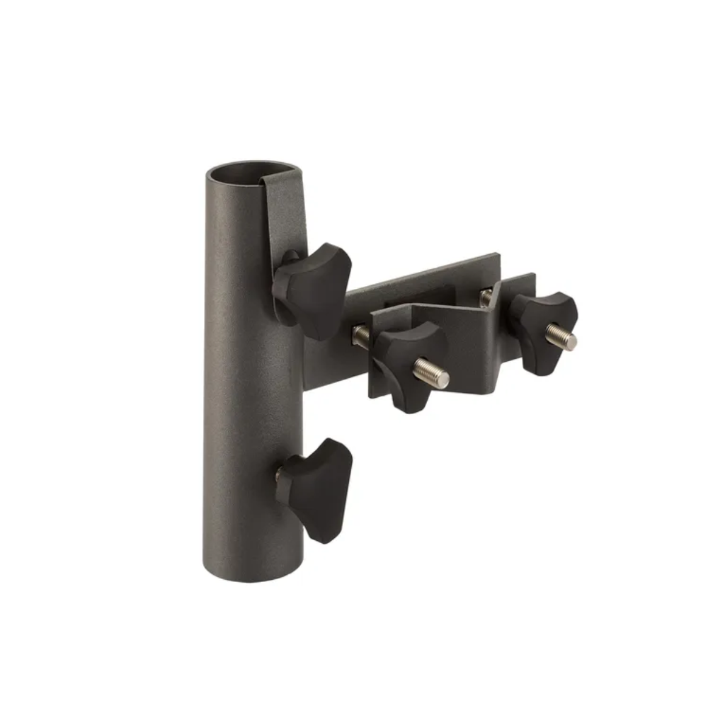 Platinum Balkonklem Verticale Ronde Reling Antraciet 17.2 x 4.5 x 16 cm