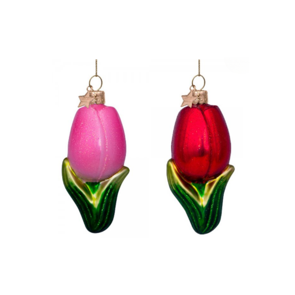 Vondels Kersthanger tulpen set 10 cm