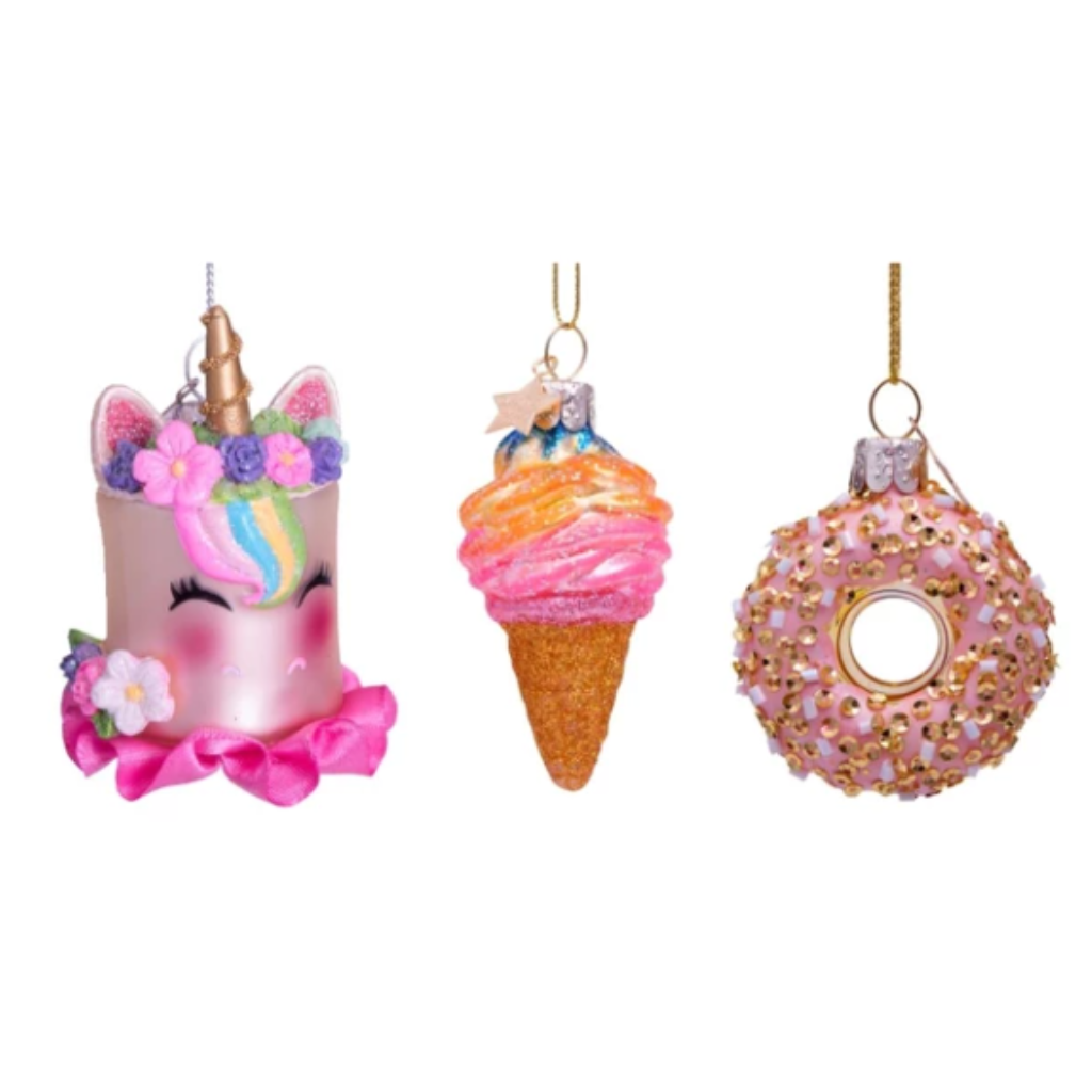 Vondels Kersthanger Hello sweetie mini set 5 cm