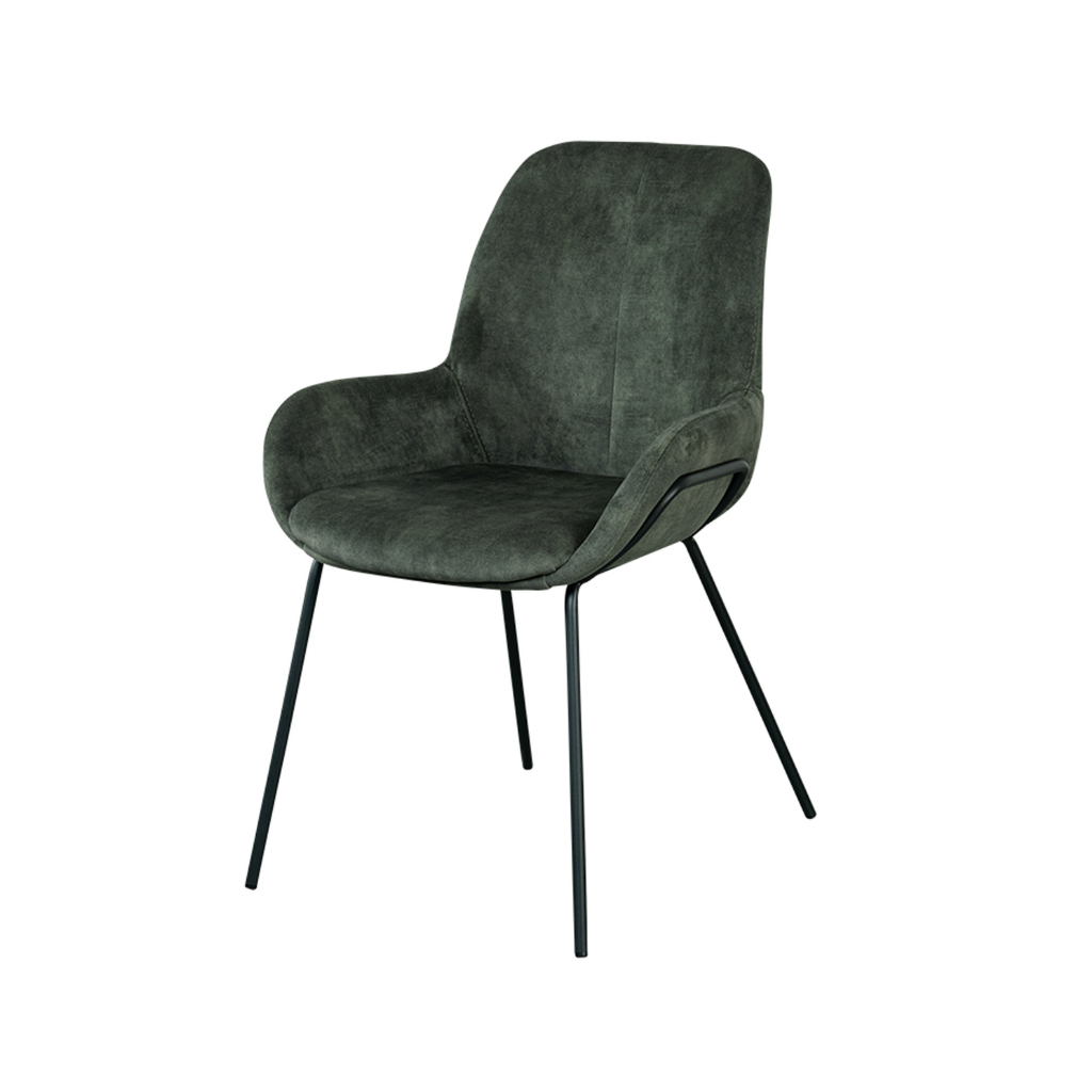 Lifestyle Home Collection Eetkamerstoel Carrington Aquila Hunter Groen 59 x 68 x 84 cm