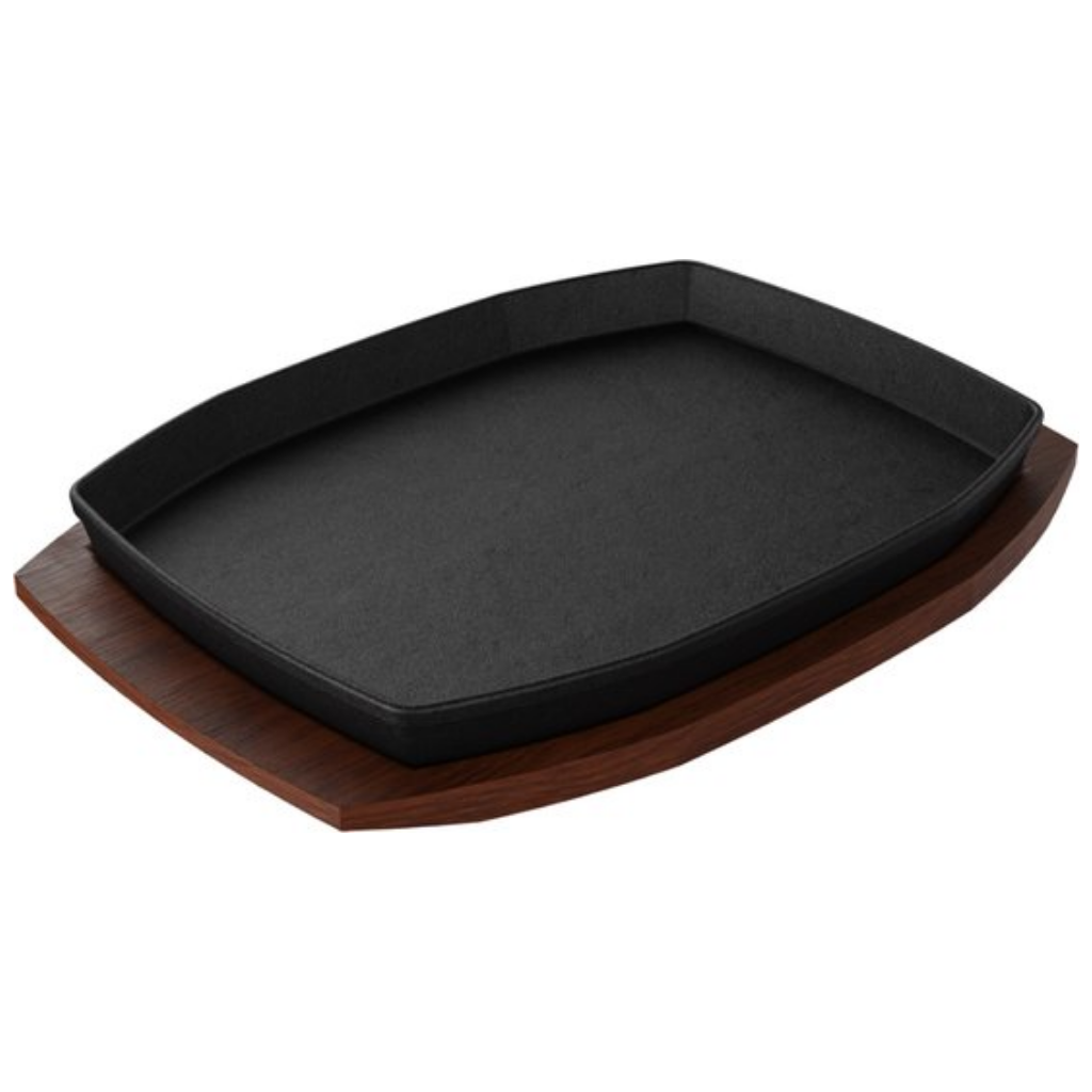 The Bastard Sizzling Plate & Holder Compact/Medium 33 x 22.8 x 4.2 cm
