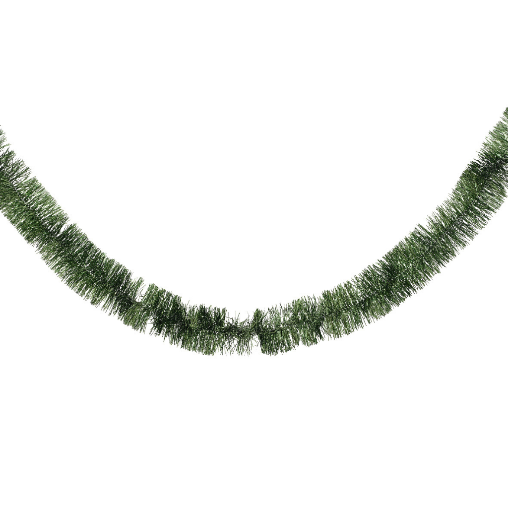 Decoris Kerstslinger Lametta dennengroen 270 cm