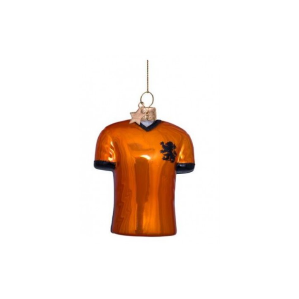 Vondels Kersthanger Oranje Voetbalshirt 8 cm