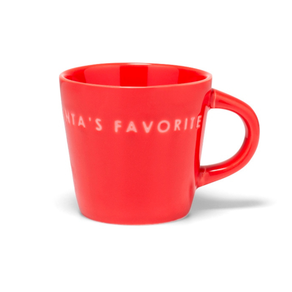 Vondels Ceramic espresso cup santa's favorite red 80 ml