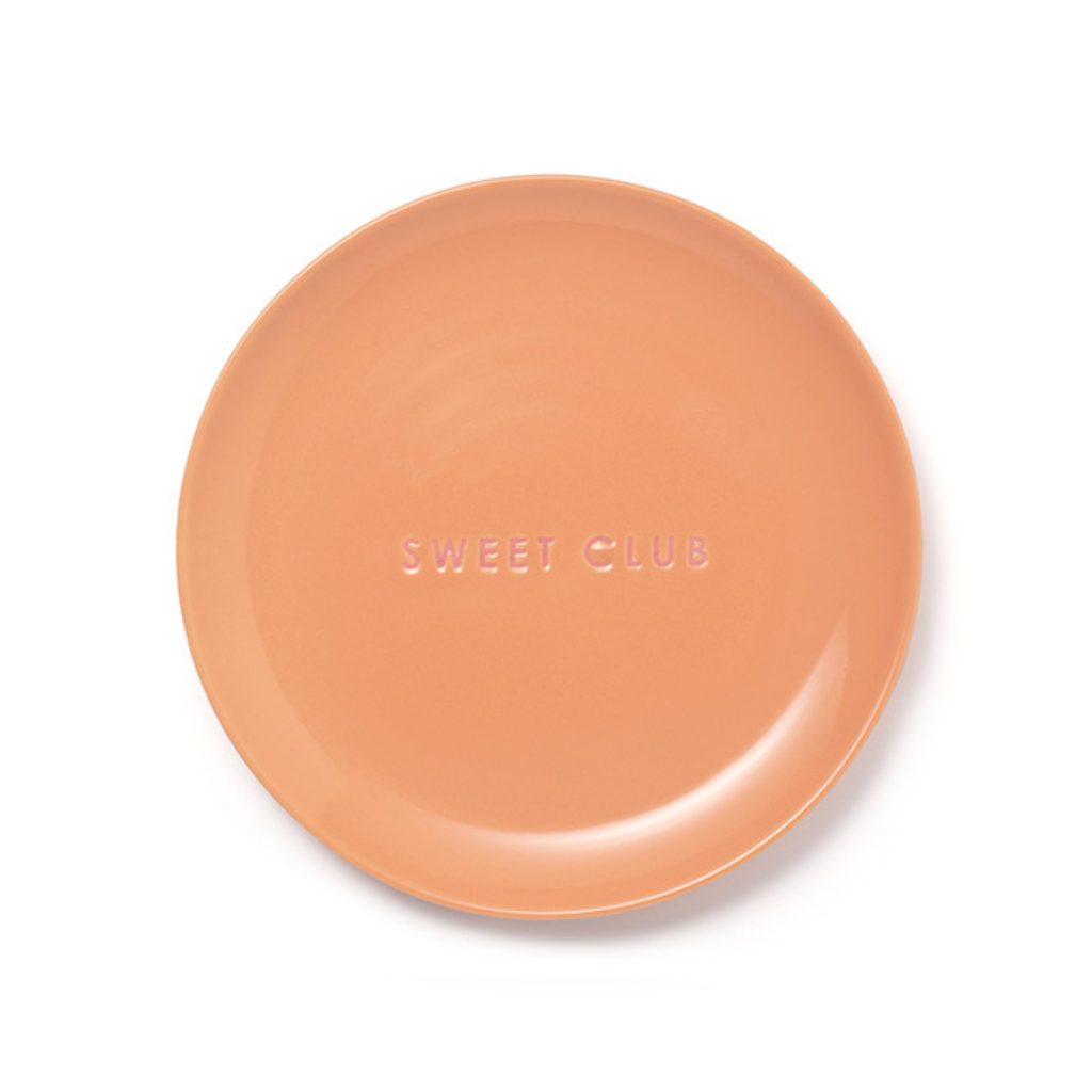 Vondels Ceramic cake plate sweet club orange ø16 cm