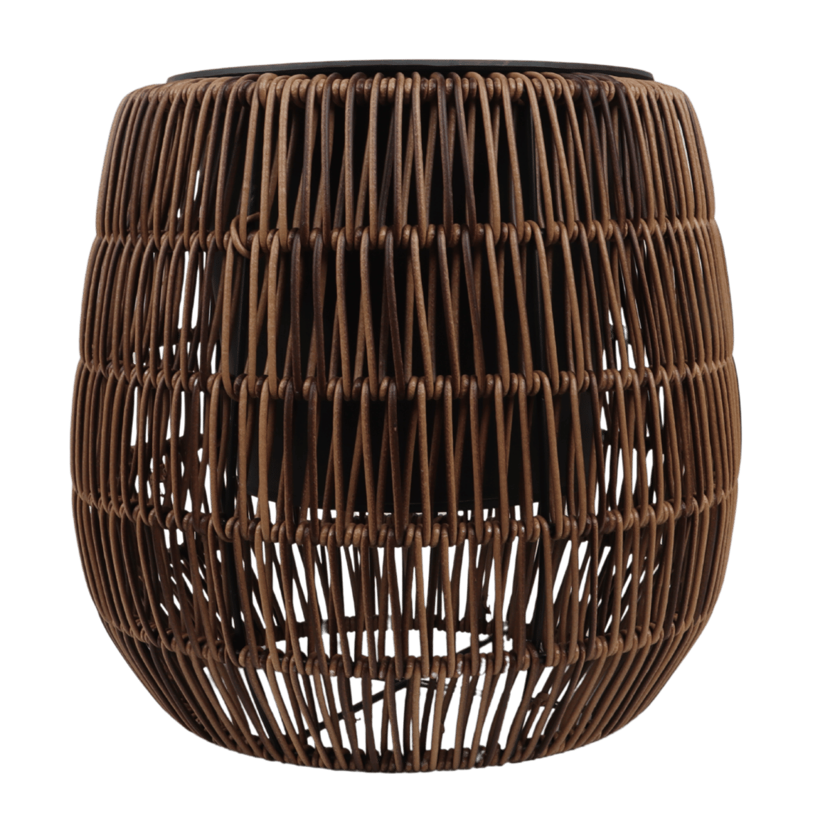 Mica Decorations Pot Pancho Rond Donkerbruin 17 x 17 cm
