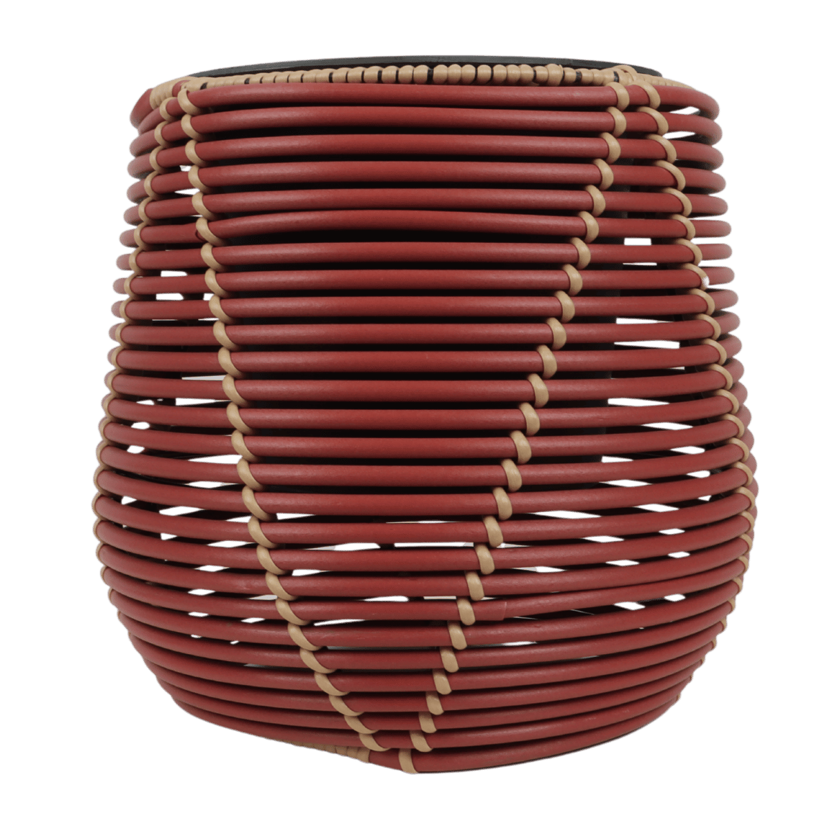 Mica Decorations Pot Cancun Rond Rood 40 x 45 cm