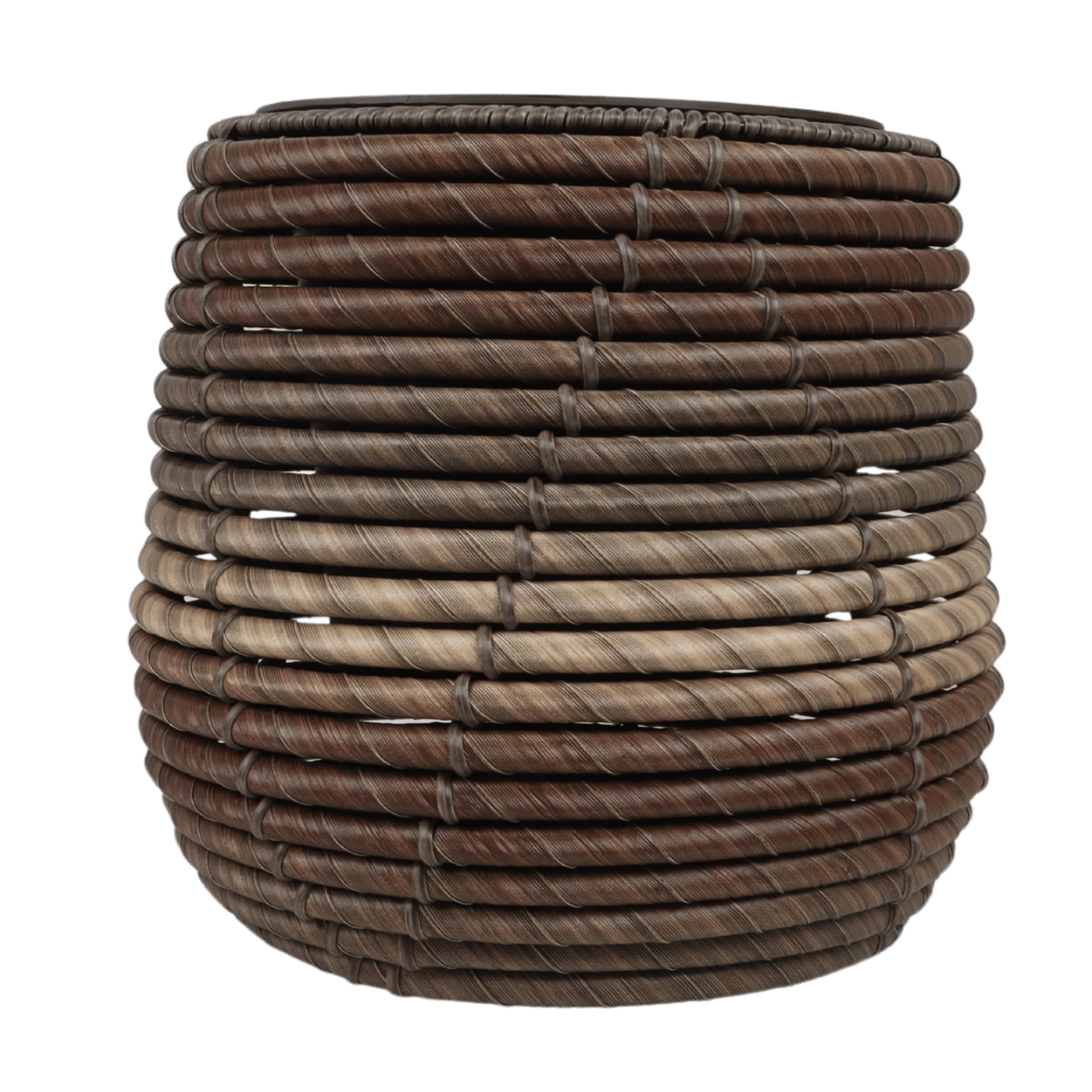 Mica Decorations Pot Cancun Rond Bruin 40 x 45 cm