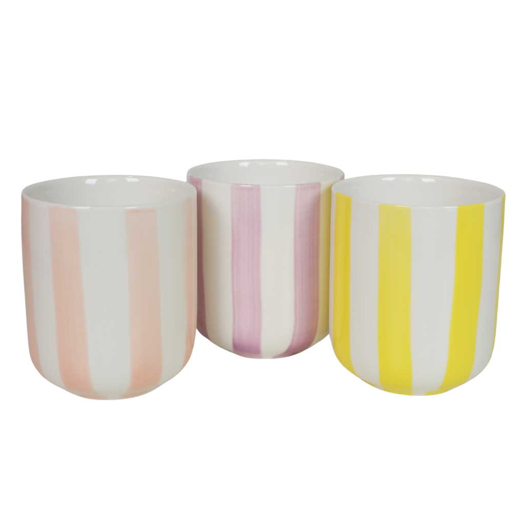 Elfi beker diverse kleuren 9 x 7.5 cm