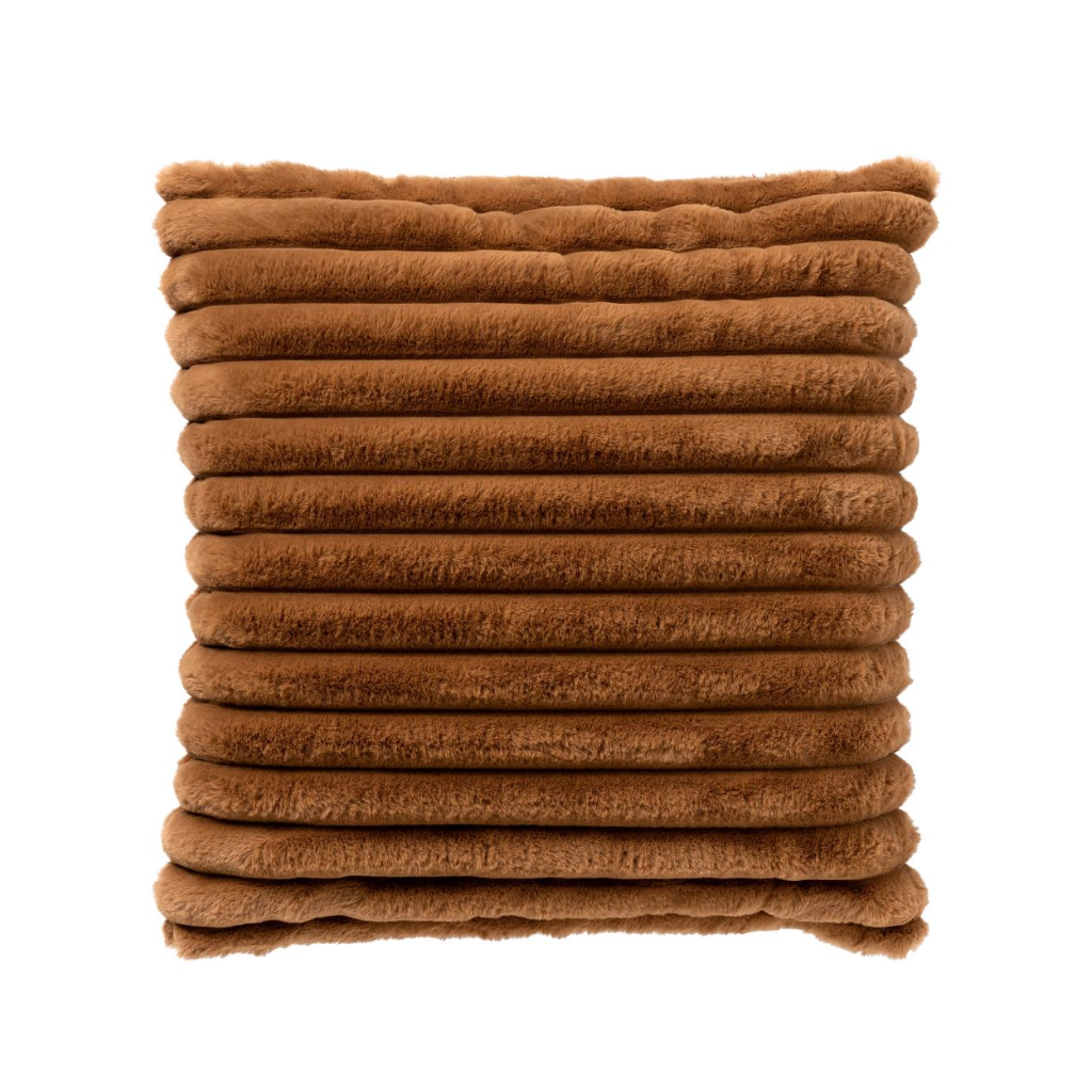 Dutch Decor Sierkussen Hazel tobacco brown 50 x 50 cm