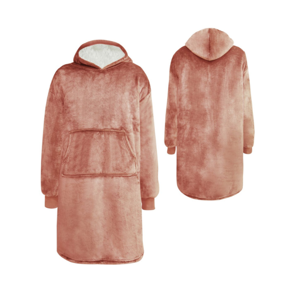 Dutch Decor Hoodie Sherry muted clay 170 x 110 cm