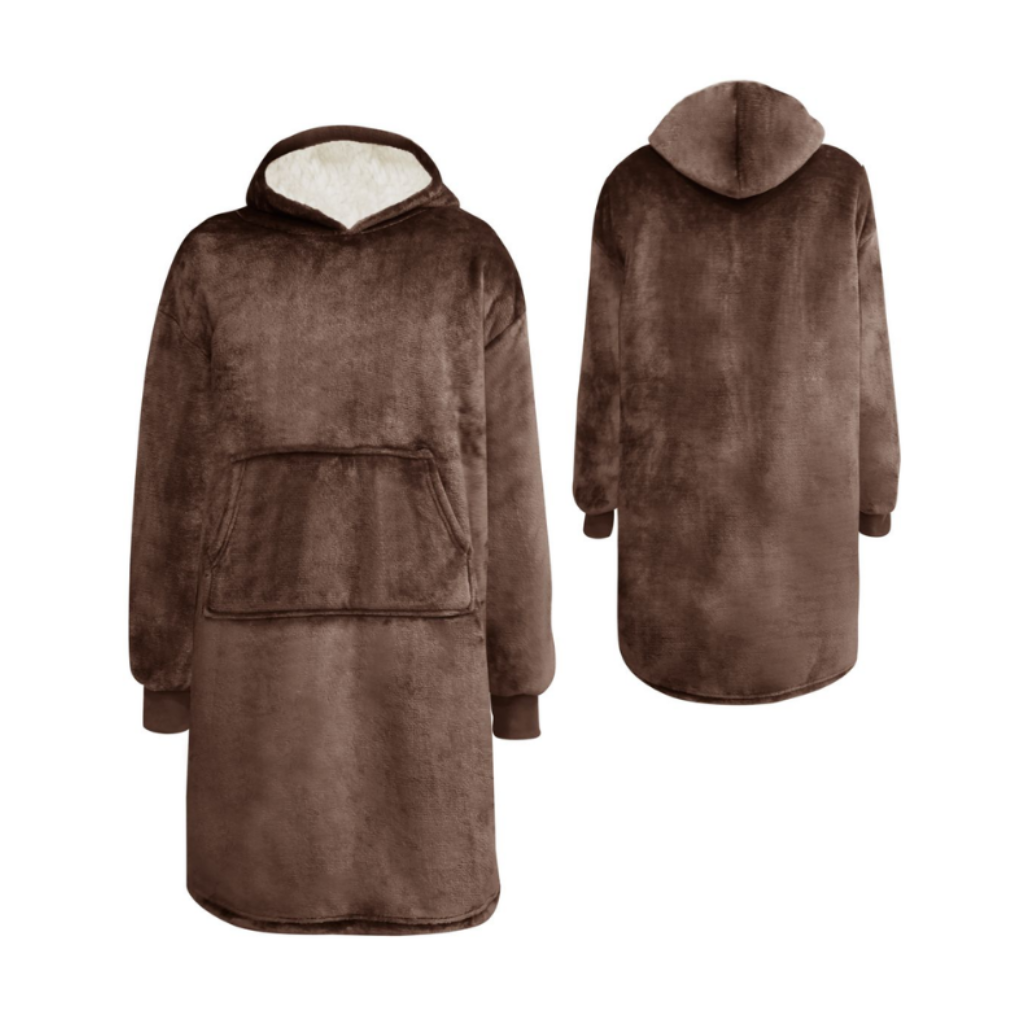 Dutch Decor Hoodie Sherry chocolate martini 170 x 110 cm