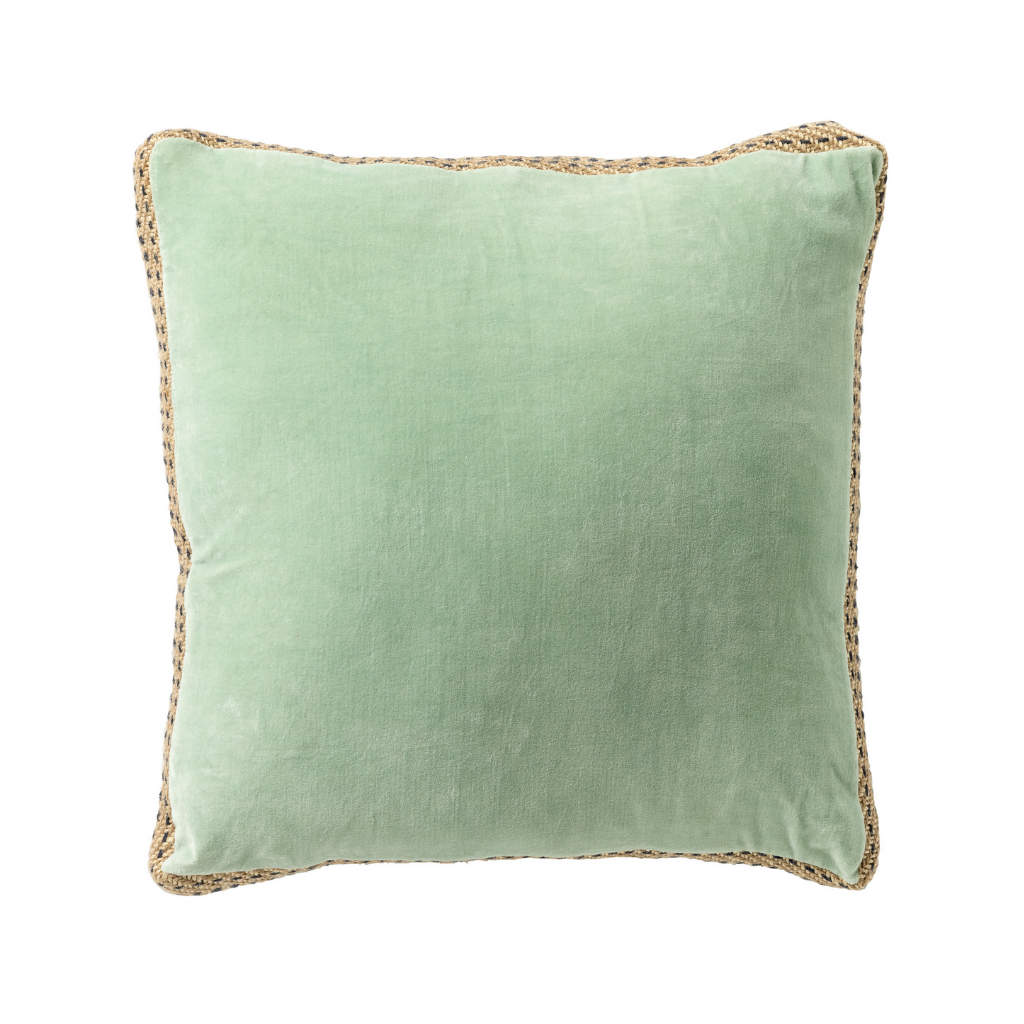 Dutch Decor Sierkussen Manoe cameo green 45 x 45 cm
