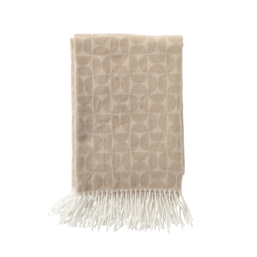 Dutch Decor Plaid Carlien irish cream 140 x 180 cm