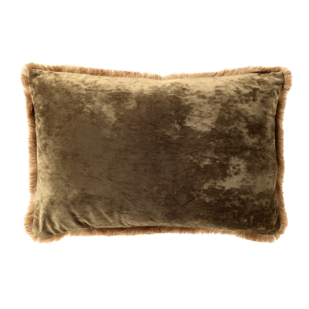 Dutch Decor Sierkussen Skyler military olive 40 x 60 cm
