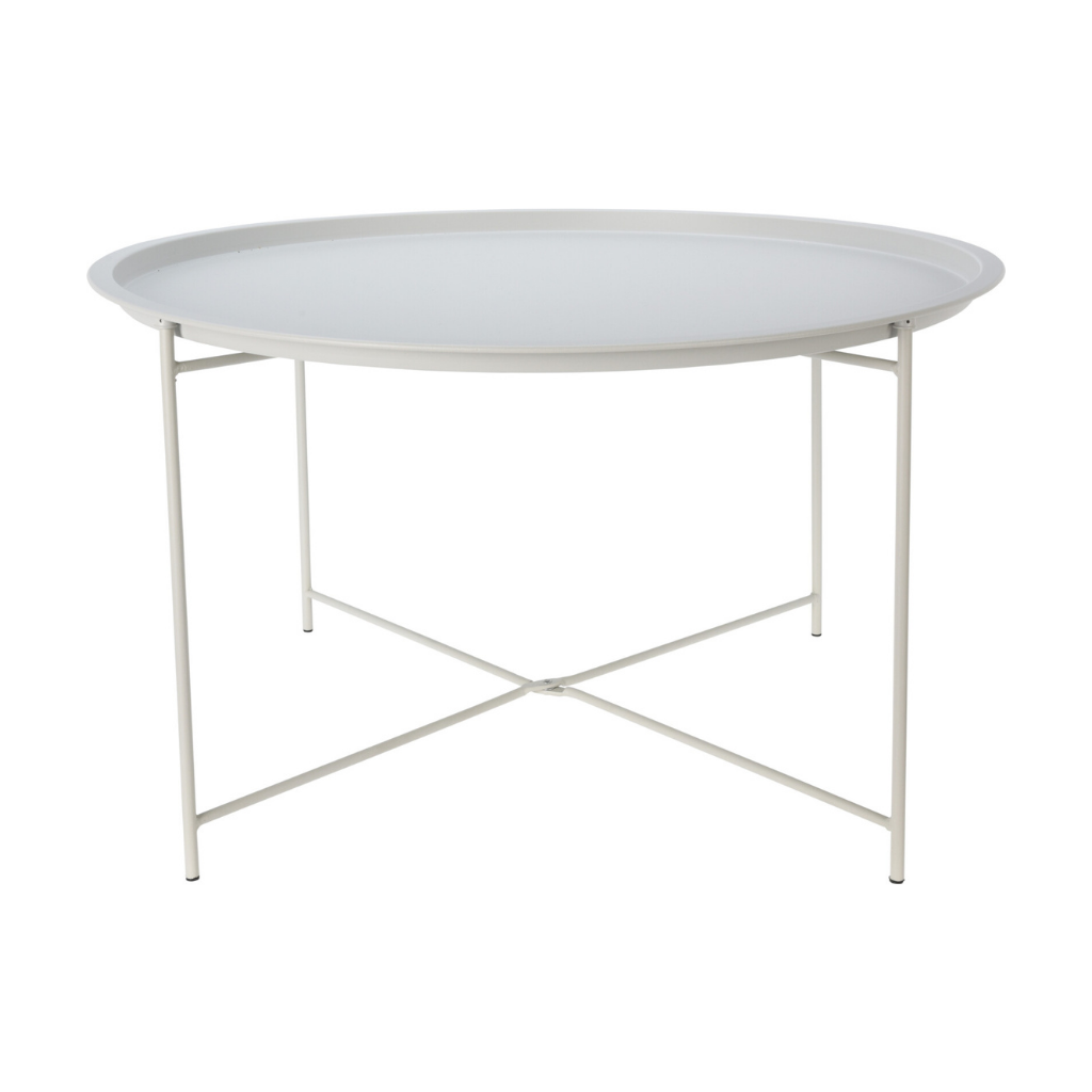 De Bosrand Bijzettafel Grijs 75 x 42 cm
