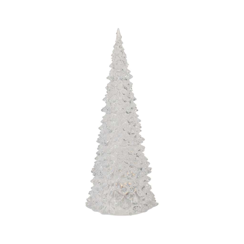 Kerstboom LED acryl warm wit licht 21 cm
