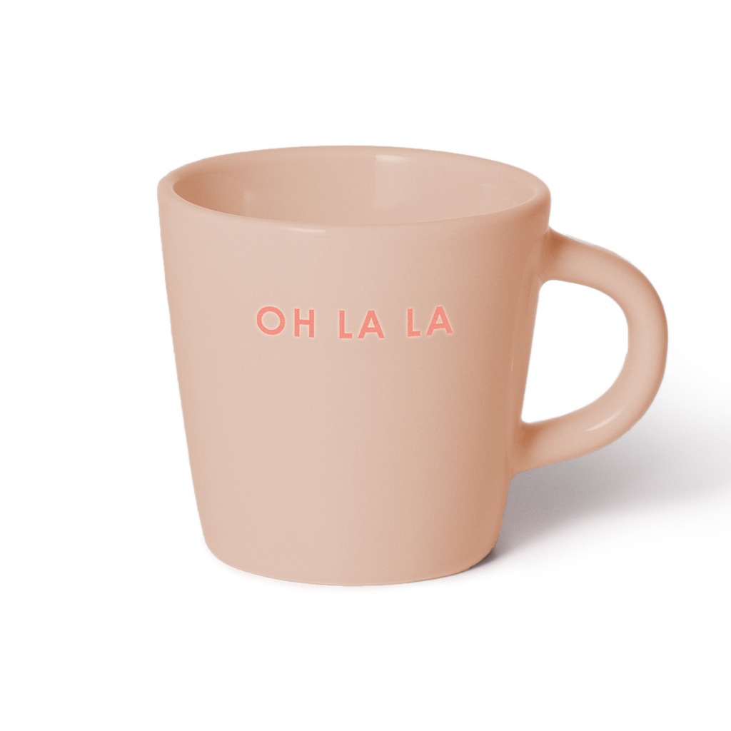 Vondels Ceramic Espresso Cup Oh La La beige 80ml