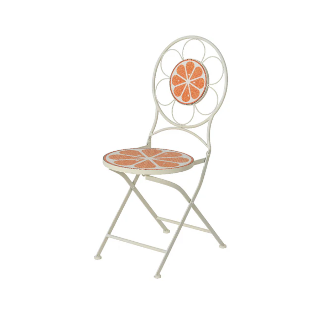 Outdoor Living Bistrostoel Sinaasappel Oranje 50 x 39 x 93 cm