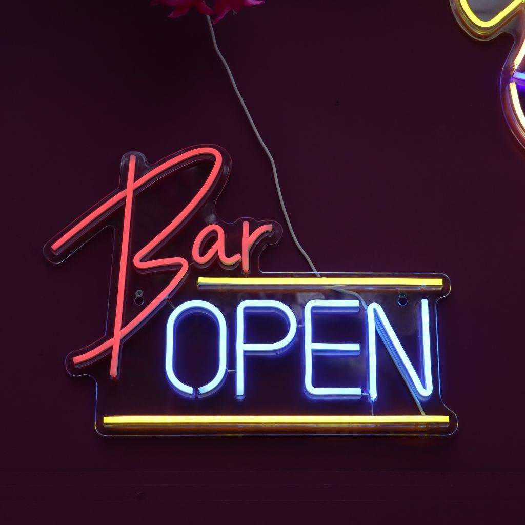 Lumineo LED Neon Wandlamp Bar Open 40 x 30 x 1.6 cm