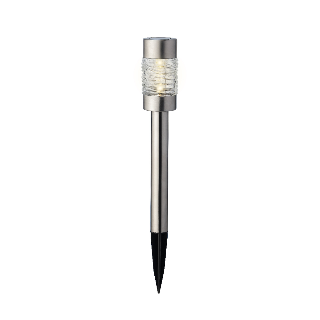 Lumineo Solar steker RVS 7.5 x 58 cm