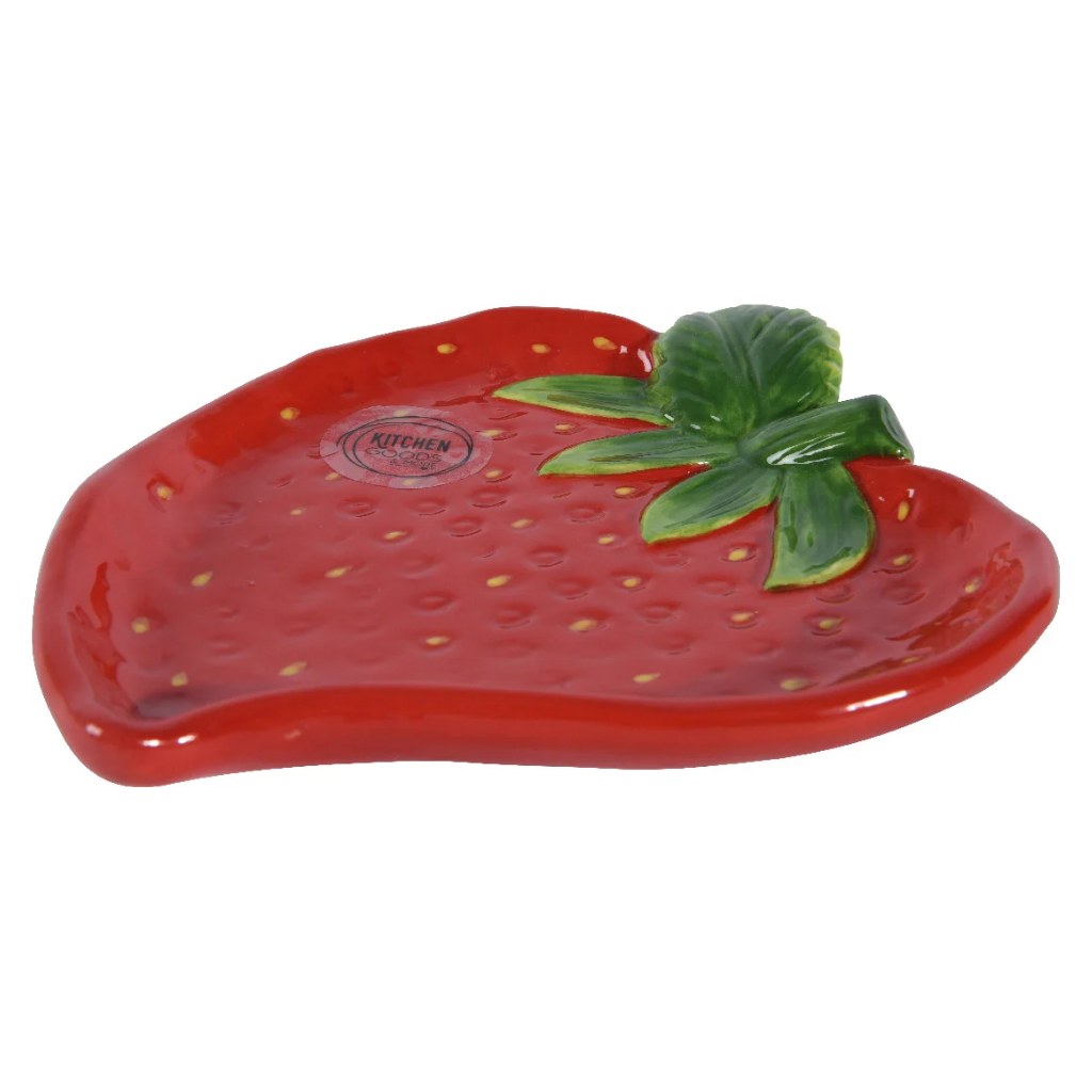Aardbeien schaaltje 17 x 14.5 x 3 cm