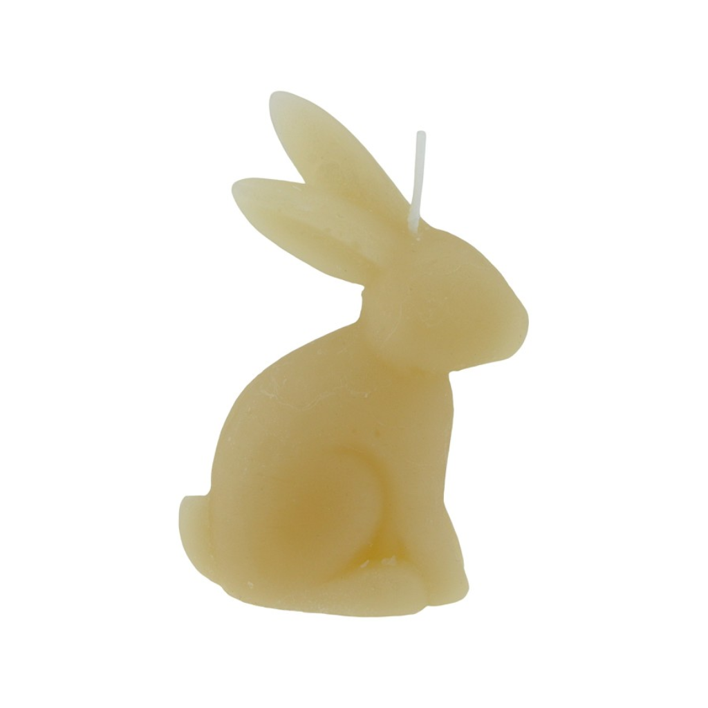 Home Society Deco Candle konijn zand 9.6 cm
