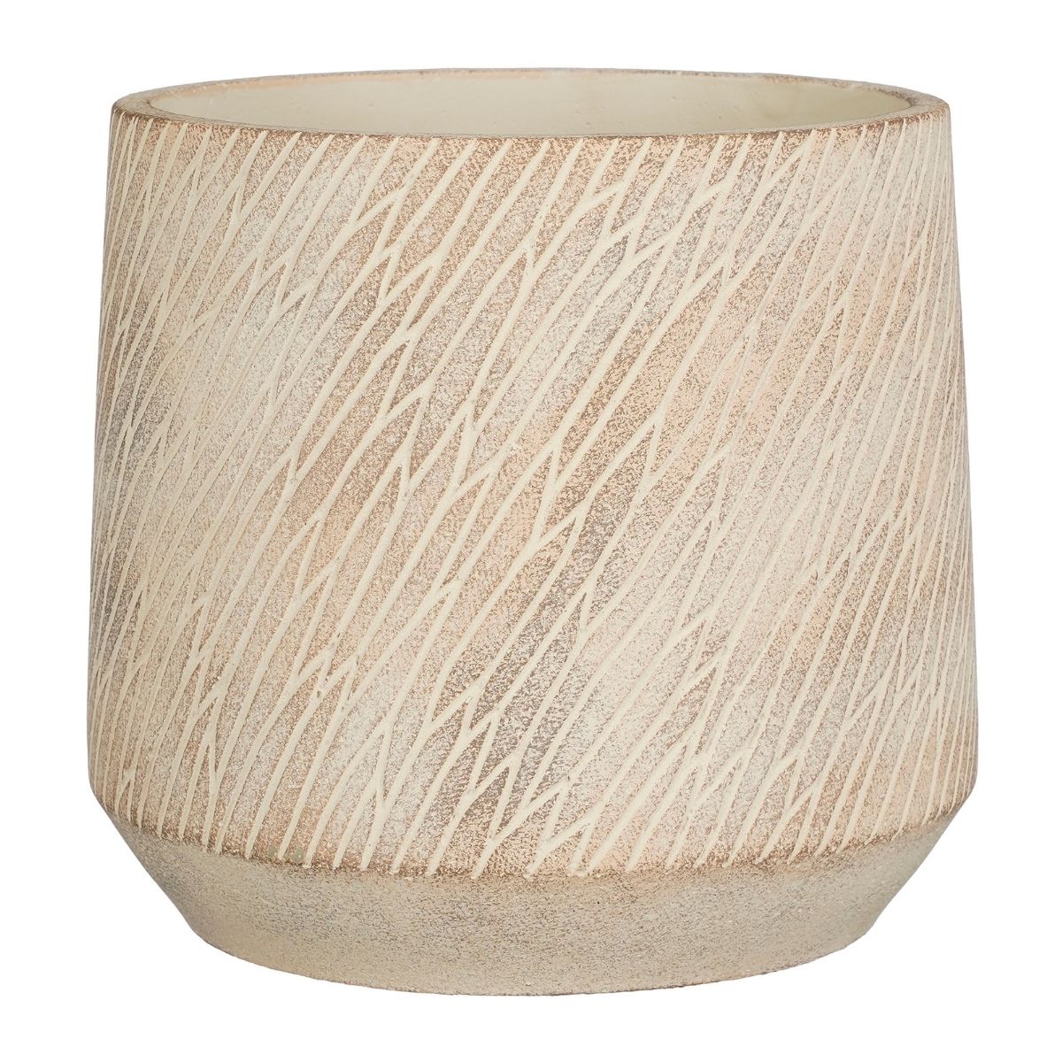 Mica Decorations Pot Camino Rond Taupe 19 x 21 cm