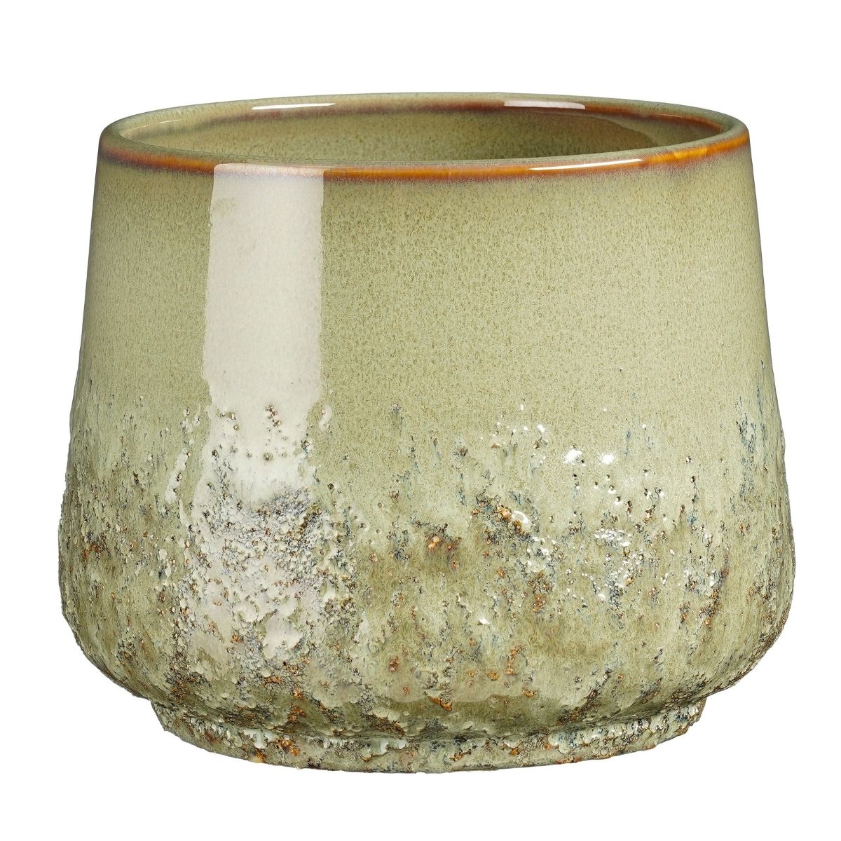 Mica Decorations Pot Mylo Rond Groen 16 x 19 cm