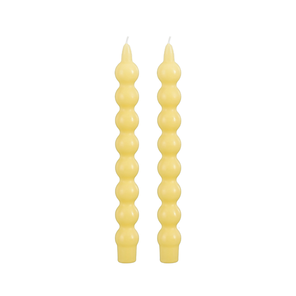 Mica Decorations Dinerkaars bol geel 25 cm