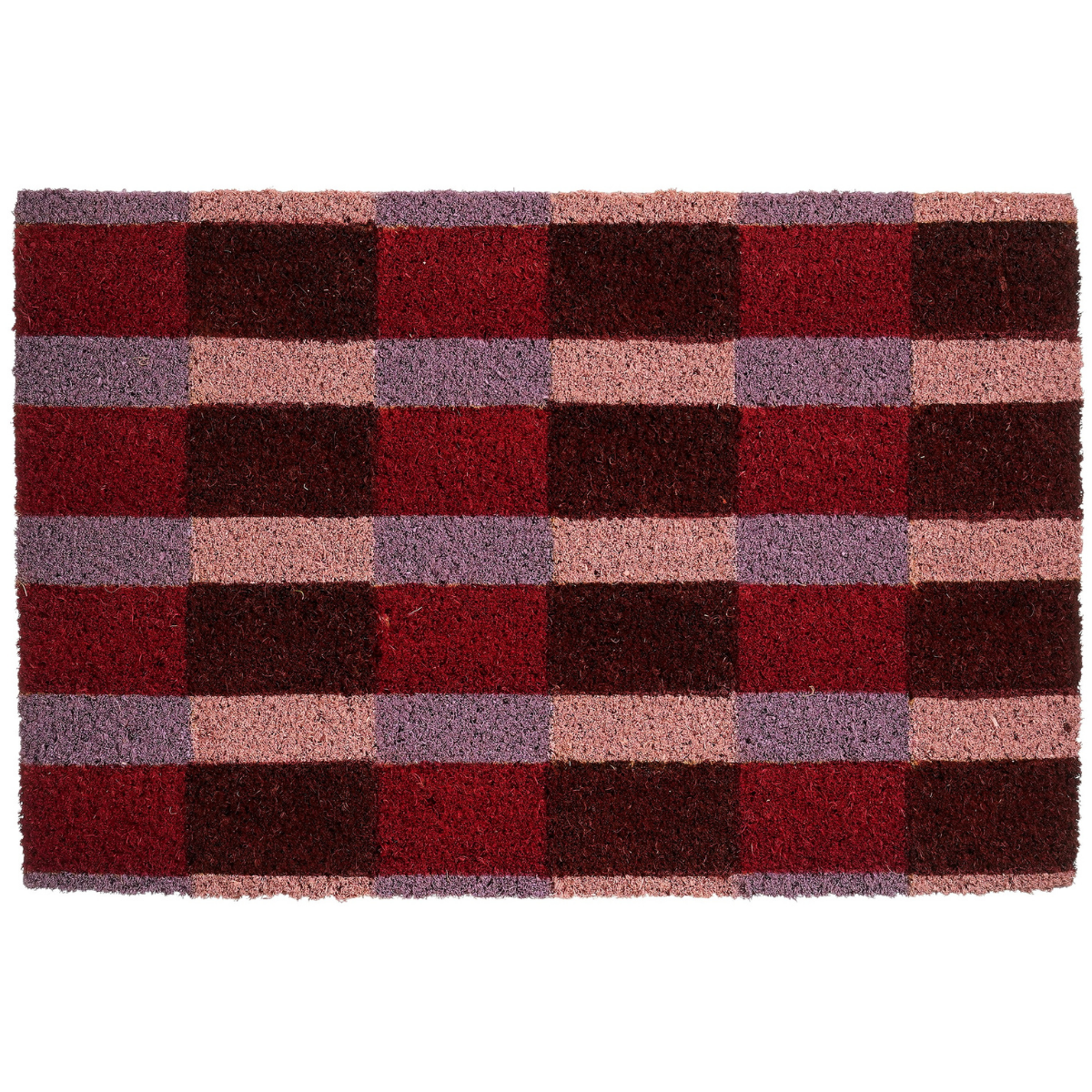 Mica Decorations Deurmat Block Print Rood 60 x 40 x 1.5 cm